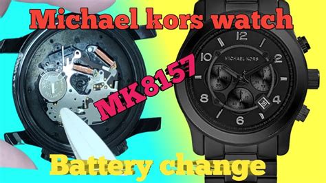 michael kors mk 8205 battery|michael kors watch battery diagram.